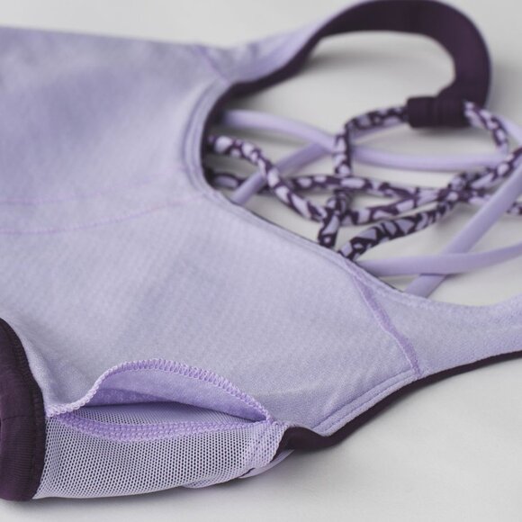 NWOT Lululemon Free To Be Bra (Wild) - Size 6 - Lilac Purple - Picture 5 of 7